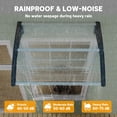 thumbnail image 4 of White Polycarbonate Door Awning Canopy - 30" x 50" Patio Shade for Entryways & Windows - UV Resistant Protection & Easy Install, 4 of 7