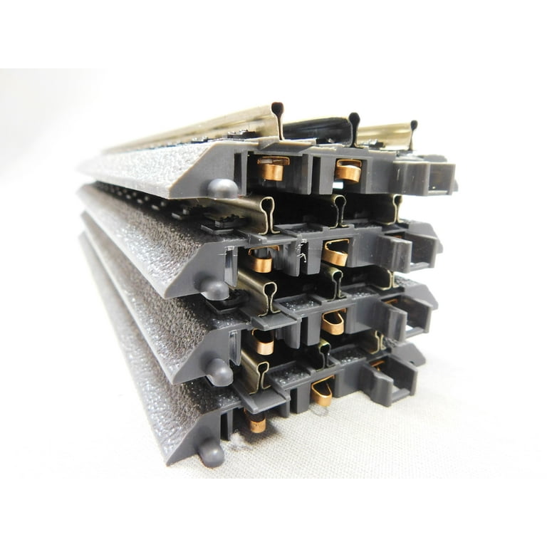 MTH REALTRAX 10" STRAIGHT TRAIN TRACK SECTION 3 Rail O Gauge 4x 40-1001-4