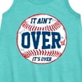 thumbnail image 2 of Instant Message - It Ain't Over Baseball - Girls Aline Dress, 2 of 5