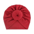 thumbnail image 4 of SPRING PARK Toddler Infant Baby Girl Boy Autumn Winter Warm Knot Beanie Cap Head Wrap Photo Prop 0-24M, 4 of 5