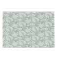 thumbnail image 1 of Grey Cutting Board, Big Leaves on Old Fashion Floral Background Feminine Dramatic Style Retro Graphic Print, Decorative Tempered Glass Cutting and Serving Board, Large Size, Grey, by Ambesonne, 1 of 1