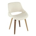 thumbnail image 4 of LumiSource Brown Folia Round Fabrico Dining Set - 3 Piece, 4 of 5