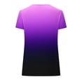 thumbnail image 4 of Oversized T-Shirts for Women Short Sleeve Summer Tops Crewneck Loost Fit Y2K 2026 Going Out Color Block Tees, 4 of 5