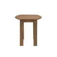 thumbnail image 4 of Hawthorne Collections Transitional Wood Outdoor Adirondack Side Table in Brown, 4 of 7