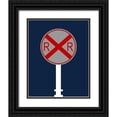 thumbnail image 1 of Robinson, Tamara 15x18 Black Ornate Wood Framed with Double Matting Museum Art Print Titled - Railroad, 1 of 4