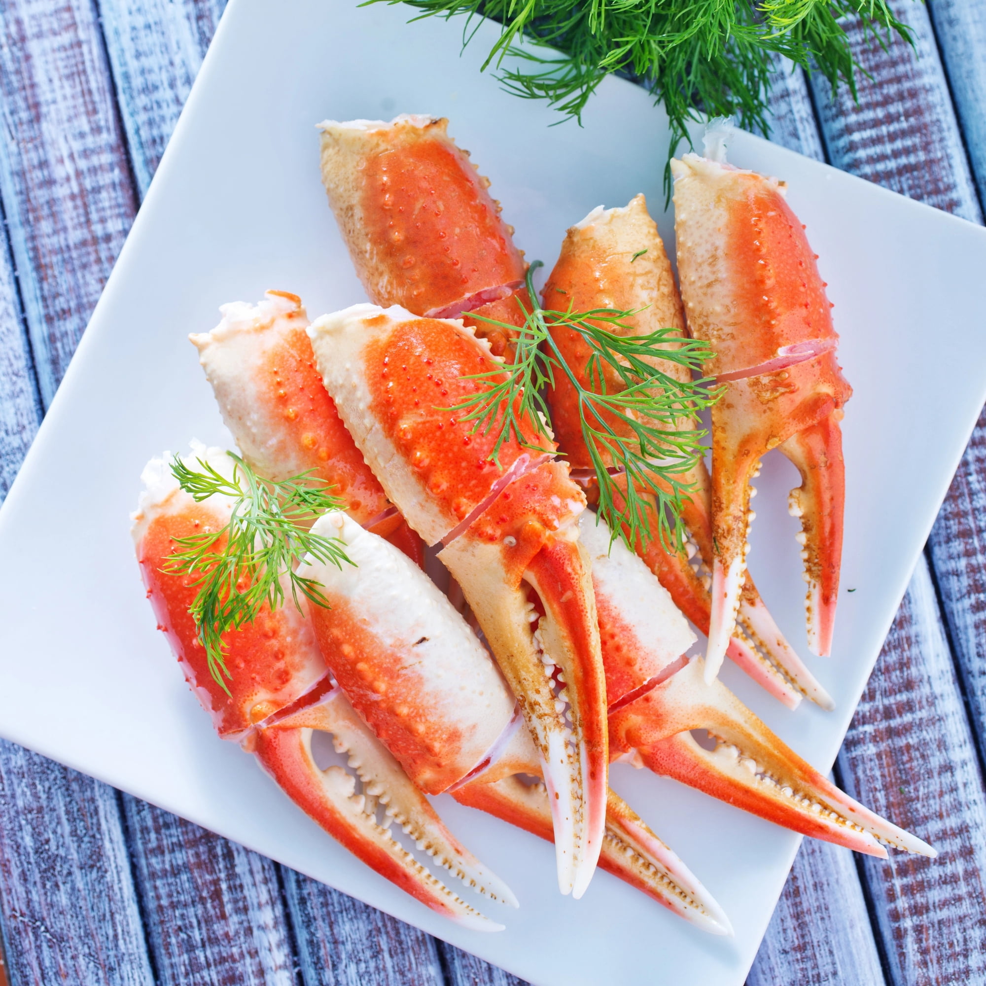 Today Gourmet Frozen Snow Crab Cocktail Claws, 21-25 Claws per Pound, 3 lbs