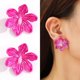 thumbnail image 2 of 2 pares de aretes de metal color polvo metalizado de Barbie para, 2 of 5