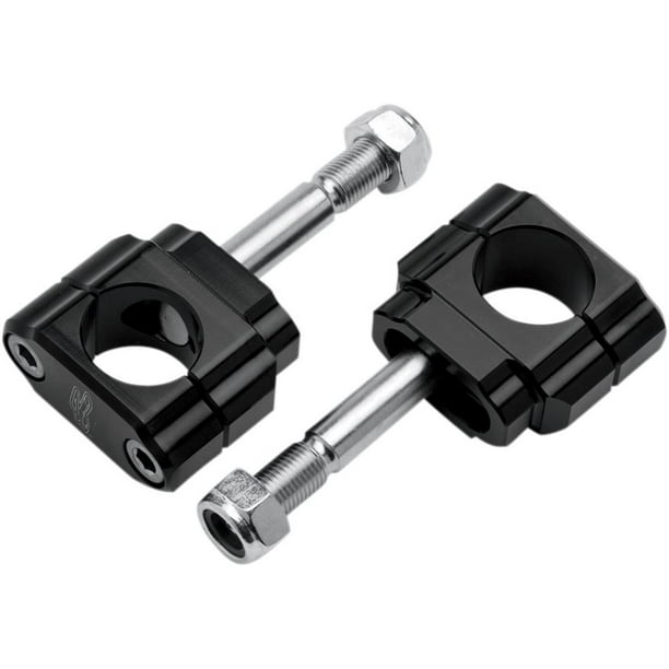 Renthal 1.125" (28.6mm) Rubber Mounted Handlebar Clamp 5mm Offset