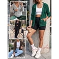 thumbnail image 5 of Airmenty Womens Full Zip Up Hoodie Lightweight Hooded Casual Long Sleeve Hoodie Jackets Sweatshirt with Pockets S-2XL, 5 of 7