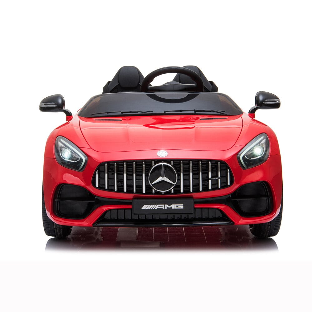 12V RC Mercedes Benz AMG GT Kids Ride-On Car LED Electric Vehicle Christmas Gift 