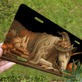 thumbnail image 5 of 1 Pcs 2D Flat License Plate Covers & Frames, Halloween Unicorn For Decorative Front, Waterproof For Decoration Aluminum License Plate Covers & Frames Cover For Men Women, 12" X 6", 5 of 6