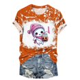 thumbnail image 2 of Inverlee Halloween Shirts for Women Plus Size Pumpkin Ghost Graphic Tees Soft Round Neck T-shirt Short Sleeve Holiday Blouse Tops Halloween Costumes, 2 of 5