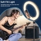 thumbnail image 3 of Aro de luz LED de 12 pulgadas con trípode ajustable de 63 pulgadas | Cuenta con 3 modos de color, brillo ajustable, alimentado por USB, 3 of 7