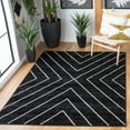 thumbnail image 2 of SAFAVIEH Adirondack Evonne Geometric Area Rug, Black/Light Grey, 6' x 9', 2 of 10