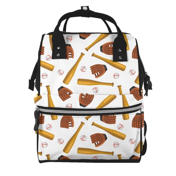 Defioc Baseball Sport for Baby Diaper Bag Backpack - Baby Bag for Boys & Girls - Diaper Backpack - Large Travel Diaper Bags- Baby Registry Search & Shower Gifts