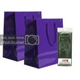 thumbnail image 2 of JAM Gift Bag Assortment, 2 Purple Bags & Black Tissue Paper, 3/Pack, 2 of 5