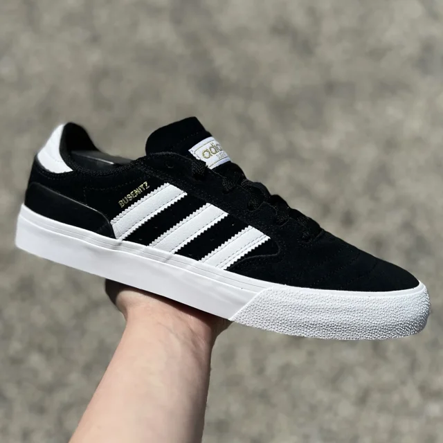 Adidas Busenitz Vulc Men’s Athletic Shoe Black Sneaker Footwear Trainers #472
