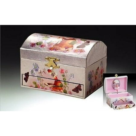 Fairy Ballerina Jewelry Music Box, Plays "Swan Lake", by Broadway Gifts