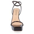 thumbnail image 6 of Journee Womens Telilah High Heel Open Toe Sandals, 6 of 9