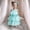 Blue174, variant on HAYIMI Child Girls Polka Tiered Dress Tutu Party Gown Strapless Square Collar Sleeveless O-Neck Formal Occasion Fashionable Special Occasion Back To School Swing Flowy Kids Sundress