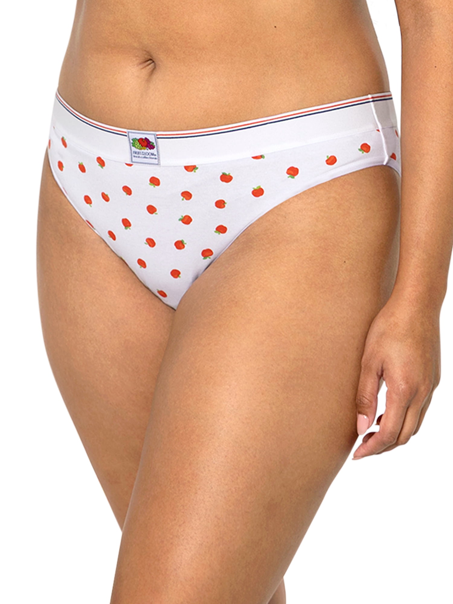 fresh collection by Fruit of the Loom Women's Cotton Bikini Underwear 2-pack