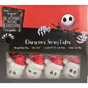 The Nightmare Before Christmas The Many Faces of Jack Skellington Santa Claus Musical Christmas Lights - Plays "What's This"