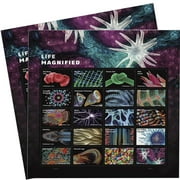 Life Magnified USPS Forever Postage Stamp 2 Sheets of 20 US First Class Birthday Announcement Life Earth Science Anniversary Wedding Celebrate (40 Stamps)