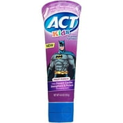 ACT Kids Batman Fruit Punch Toothpaste 4.6 ounce Pack of 1