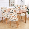 thumbnail image 2 of Yayeee 2 Pack Dining Chair Covers Stretch Parson Chairs Slipcovers Seat Protector, Fall Books, 2 of 6