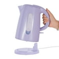 thumbnail image 3 of Mainstays 1.7-Liter Plastic Electric Kettle, Iris Whisper, 3 of 4