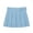 06-Blue, variant on Diufon Girls Uniform Skirts Kids High Waist A-line School Skirts Cotton Pleated Bowknot Mini Skorts for Dance