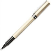 60052 Uni-Ball Deluxe Rollerball Pen - 0.7 mm Pen Point Size - Black Ink - Champagne Barrel - 1 Each