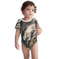 thumbnail image 2 of Gaeub Graceful Snow Leopard Print Infant Climbing Onesie,Toddler Outfit,Newborn Baby Bodysuit,Baby Boy Girl Clothes -2 Years, 2 of 6