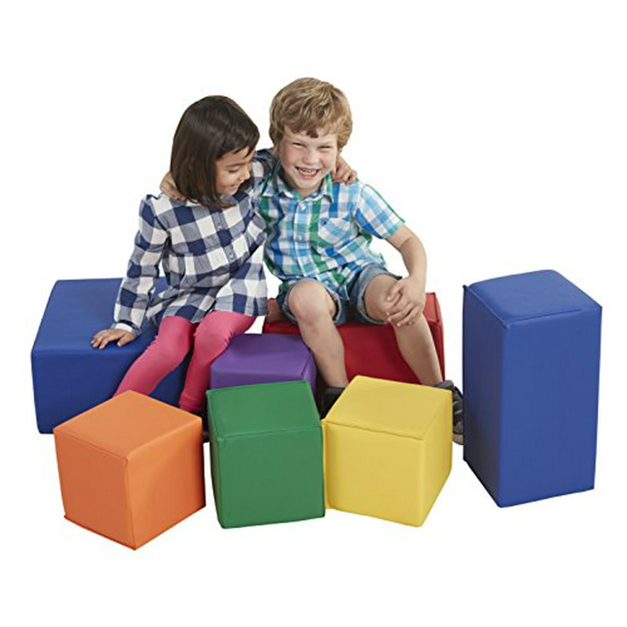 ECR4Kids Softzone Foam Big Building Blocks, Soft Play for Kids (7
