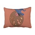 thumbnail image 1 of RYLABLUE Vintage Abstract Funny Sketch Pattern Halloween Witch Skull Polyester 20 x 30 Inch Rectangle Throw Pillow Covers With Hidden Zipper Home Sofa Cushion Decorative Pillowcases, 1 of 1