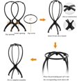 thumbnail image 3 of paquetes de soporte para peluca, soporte para peluca, soporte para peluca, extraíble y portátil, 3 of 5