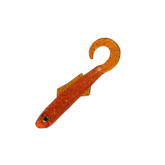 4" Blam Swimbaits - Orange Red - 50 Pieces