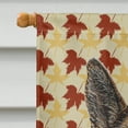 thumbnail image 3 of Fall Leaves German Shepherd House Flag, 3 of 4