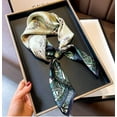thumbnail image 6 of CHUNTIAN 100% Pure Mulberry Silk Scarfs 27"x27" Square Scarf Women Neckerchief Headscarf hair scarf bandana Gift Packed, 6 of 8