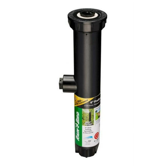 Rain Bird 7014746 6 in. 1800 Series Quarter-Circle Pop-Up Spray Head, Black