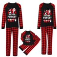 thumbnail image 1 of Pijamas Navideños Para La Familia Trajes A Juego Mujeres Mamá Impreso Top + Pantalones Conjunto de Navidad Odeerbi ODB190241, 1 of 9