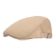 thumbnail image 5 of Gorra Plana de Malla Jinwen para Hombre Sombrero de Pintor Ajustable Beige 55 cm-60 cm, 5 of 8
