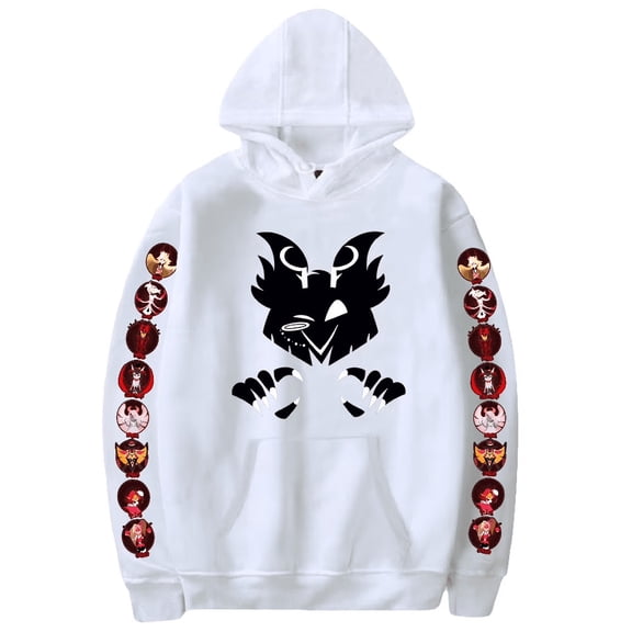 Hazbin Hotel Merch Hooded Sweatshirts for Men Women Long Sleeve Harajuku Hooded Autumn and Winter Casual Pullover