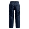 thumbnail image 5 of Premium Solid Tone Multi Side Pocket Cargo Long Pants For Men Elastic Stretch Drawstring Waist Reinforced Stitching Versatile Daily Outdoor Work Trousers, 5 of 5