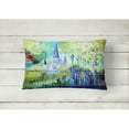 thumbnail image 2 of Carolines Treasures MW1217PW1216 St Louis Cathedrial Across the Square Fabric Decorative Pillow  12H x16W multicolor, 2 of 3