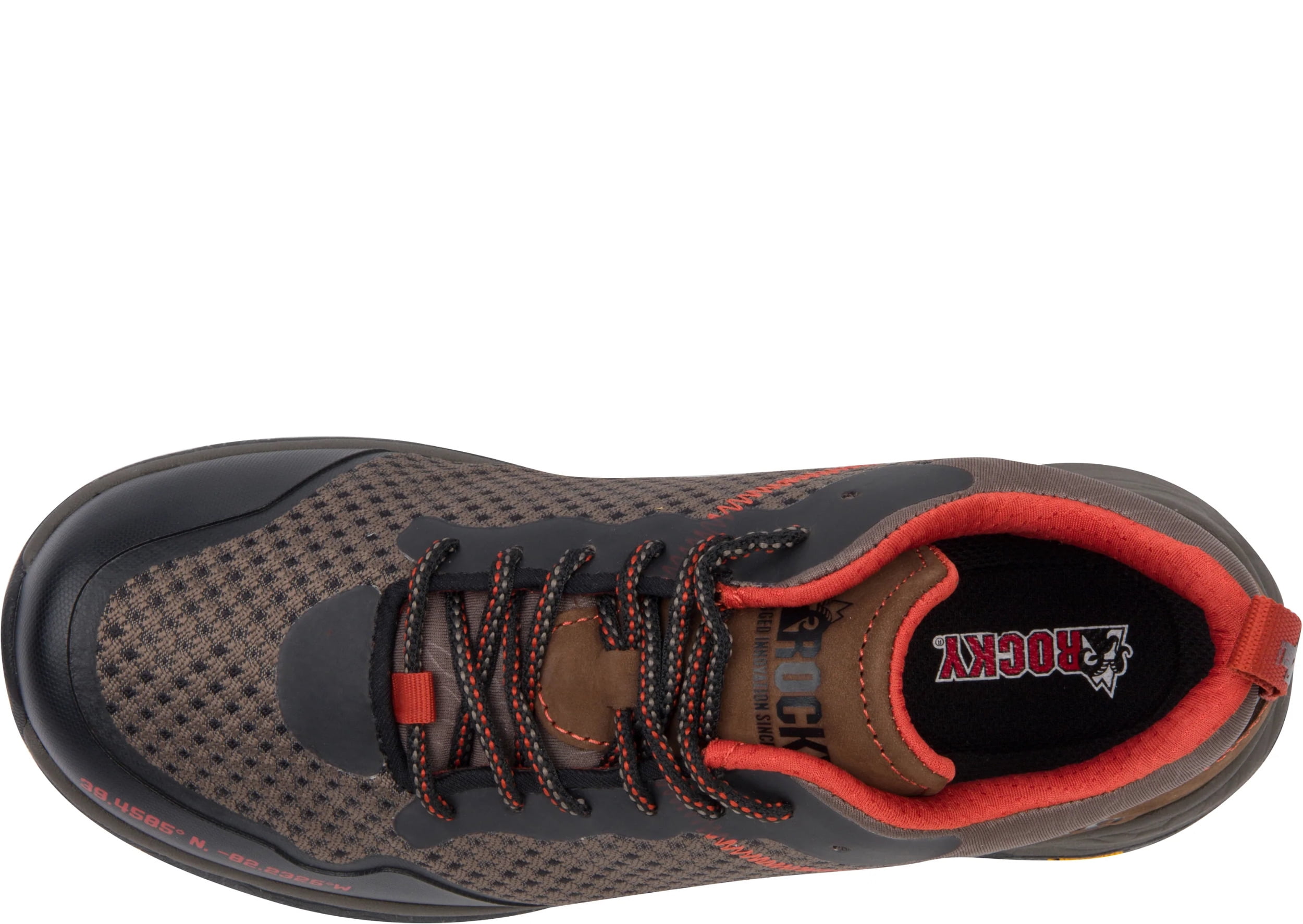 Scarponcini Trekking Rocky Summit Elite Lo – Uomo, Colore Marrone/Rosso, Taglia Media