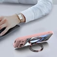 thumbnail image 3 of for Google Pixel 9 Case with Lens Protector, [Foldable Stand & Rotatable Ring Holder], Glossy Shockproof Bumper Dustproof Clear Women Men Case for Google Pixel 9, Pink, 3 of 10