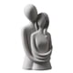 thumbnail image 2 of Figura decorativa de pareja abrazada, estatua de amor apasionado, cerámica romántica Gris, 2 of 9