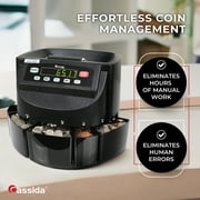 Cassida C200 Coin Counter/Sorter with a 300 Coins Per Minute Speed