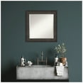 thumbnail image 4 of Amanti Art Dappled Black Brown Beveled Wood Wall Mirror 25.5 x 25.5 in., 4 of 10